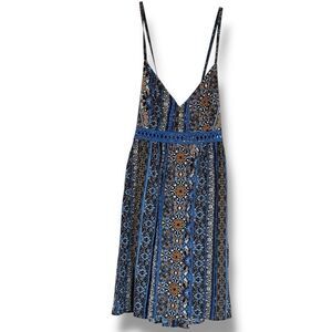 Live To Be Spoiled Criss Cross Sleeveless Sundress XL NWT Boho Prairie